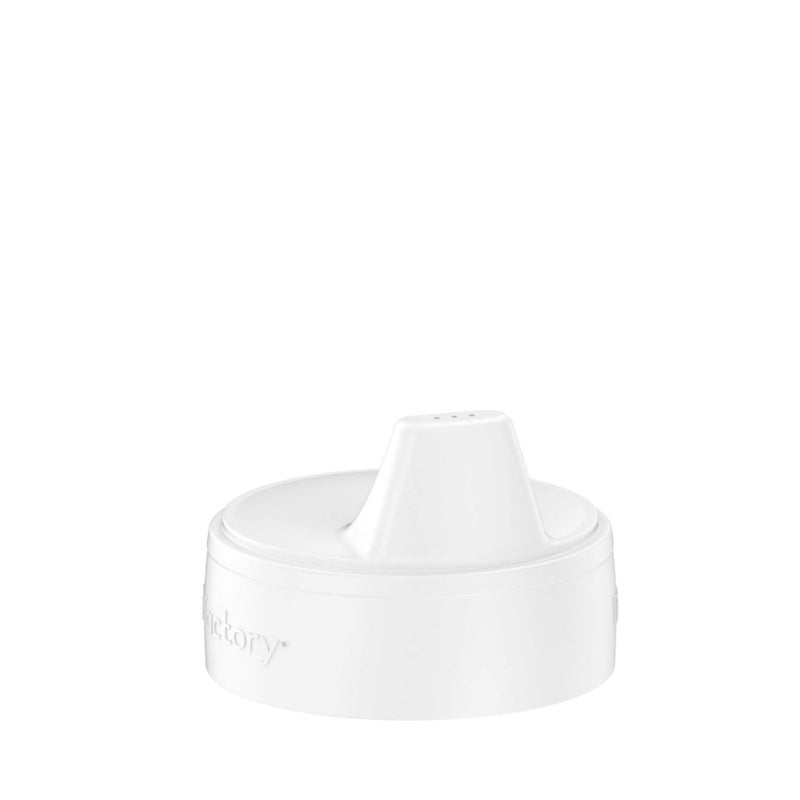Lifefactory Hard Sippy Cap for 8-Ounce Wide Mouth Baby Bottles White, 1-Pack,LG92WH6 - Image 1